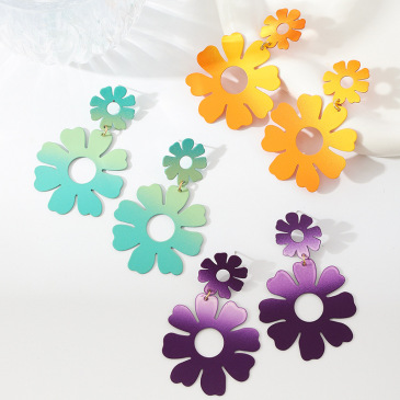 Flower earrings #9311