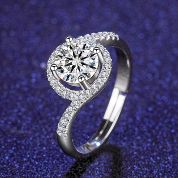 Moissanite Diamond Ring #9225