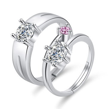 Moissanite engagement rings Couple Rings #9229