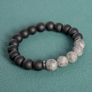 Frosted Black Bracelet #9322