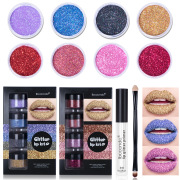 Diamond Glitter Lip Gloss Velvet Matte Lip Tint Pigment Waterproof Long Lasting Red Blue Black Makeup Liquid Lipsticks #9381