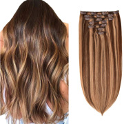 clip in human hair