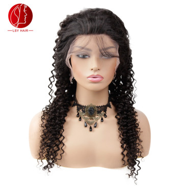 4x4 closure Deep Curly Human Hair Wigs #9364