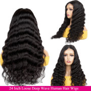 5x5 closure Loose deep wave human hair wigs 16-28inch #9350 5x5 closure Loose deep wave human hair wigs 16-28inch #9350