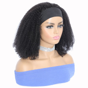 Afro kinky curly headband human hair wigs #9368 Afro kinky curly headband human hair wigs #9368