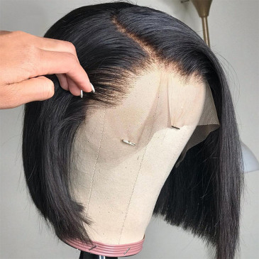 Human Hair wigs 4x4 closure Bob 8-16inch #9341