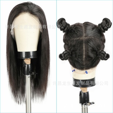 full lace wigs human hair 12-20inch black #9340