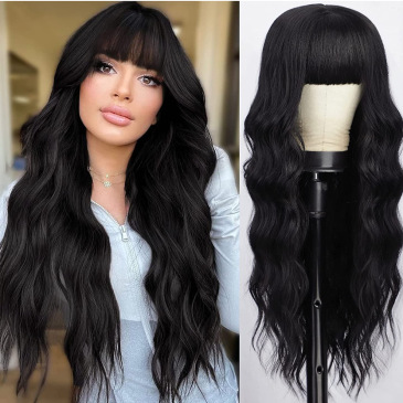 Long curly hair wig #9122