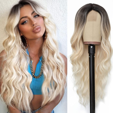 Long curly hair wig #9127