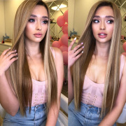 Long straight hair wig #9201